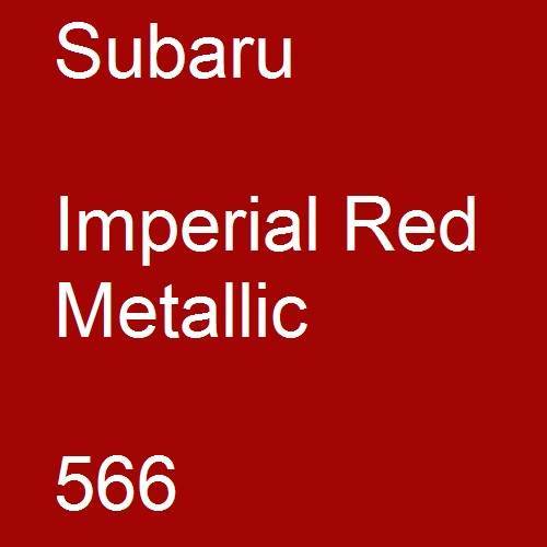 Subaru, Imperial Red Metallic, 566.